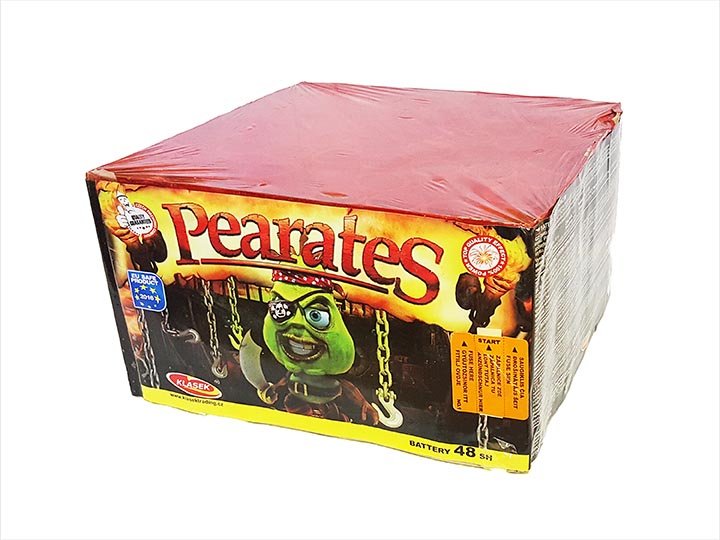 Pearates 48 rán / 25 mm rovný + šikmý mažiar